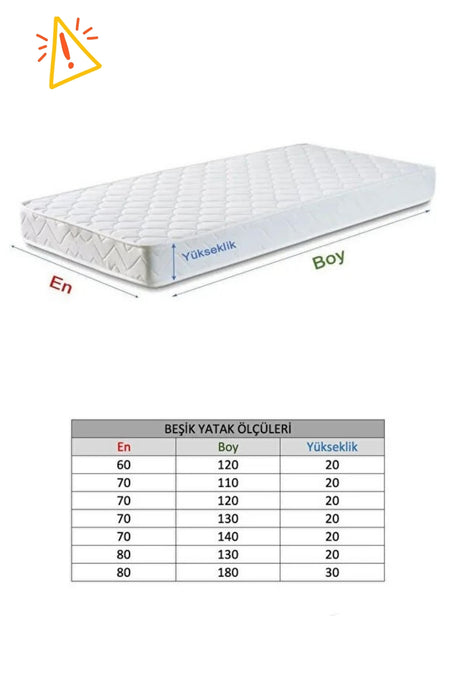 Semay Tekstil Waterproof Cotton Baby & Kids Mattress Protector - MALLTURK