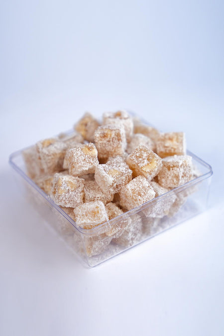 LOKUMCU mehmet efendi tatli bir hikaye Coconut Double Roasted Pistachio Hazelnut Turkish Delight 500 g - MALLTURK