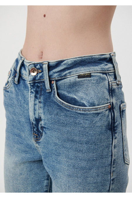 Mavi Cindy Shaded Gold Shape Jeans 100277-84421 - MALLTURK