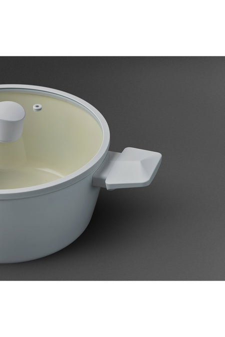 Jumbo Swiss Crystal Light Grey Stock Pot