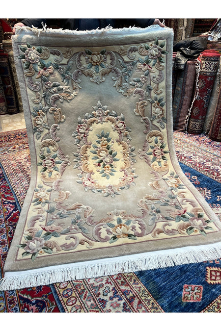 RD RAMAZAN DAG Hand Rug Art Hand-Woven Embossed Chinese Rug Premium Quality Size 190x120