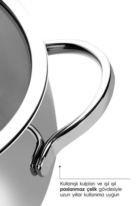 Nehir Luks 8 Piece Cookware Set - MALLTURK