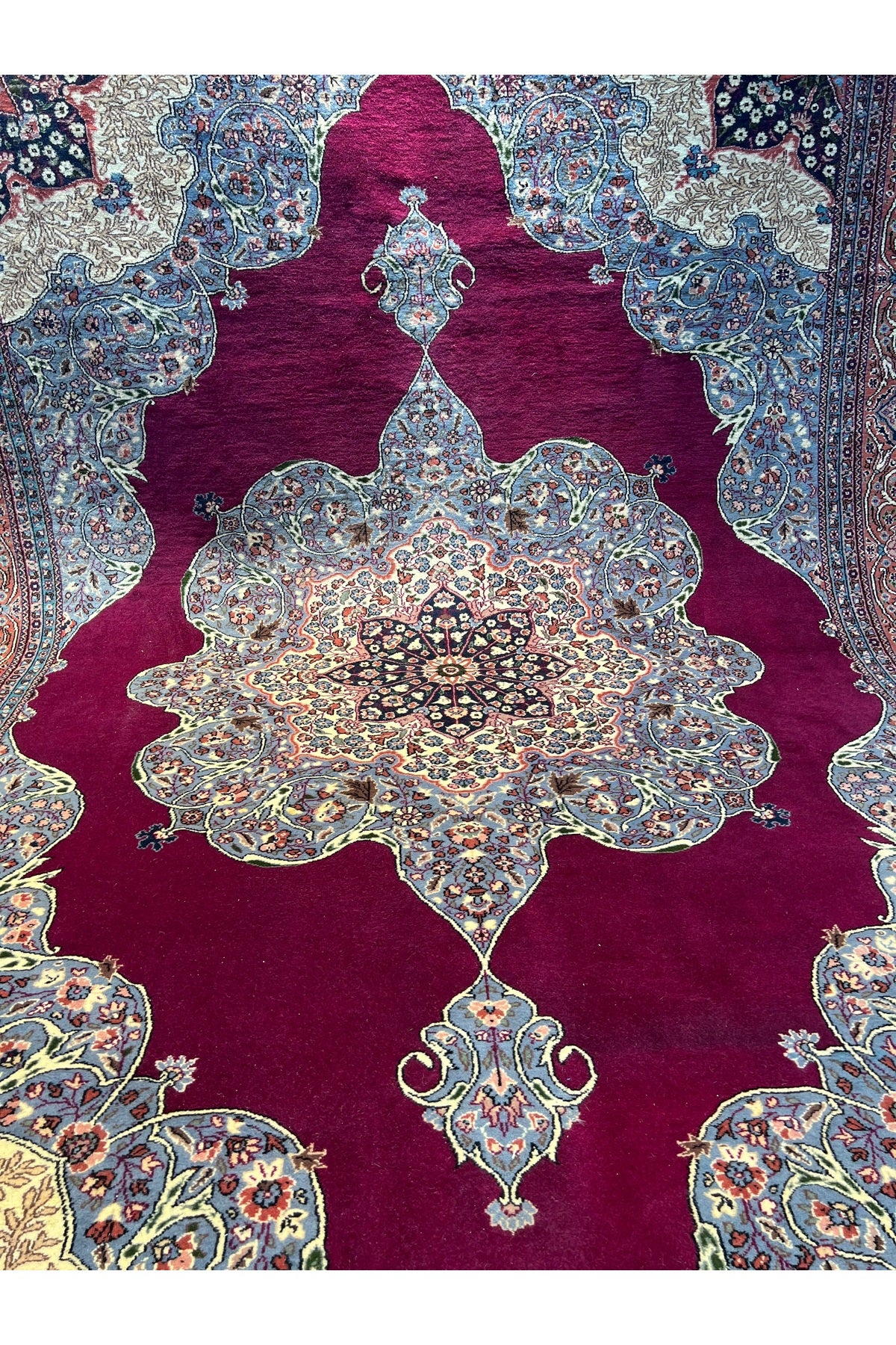RD RAMAZAN DAG Hand Rug Art Hand-Woven Ladik Konya Kaplan Rug Premium Quality Collector Piece Size 354x252 - MALLTURK