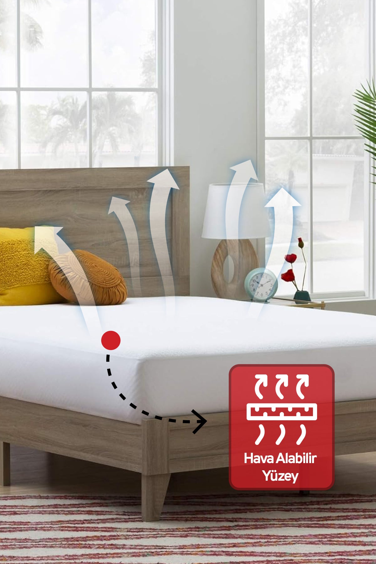 Eve Tekstil Waterproof Cotton Fitted Baby & Kids Mattress Protector - MALLTURK