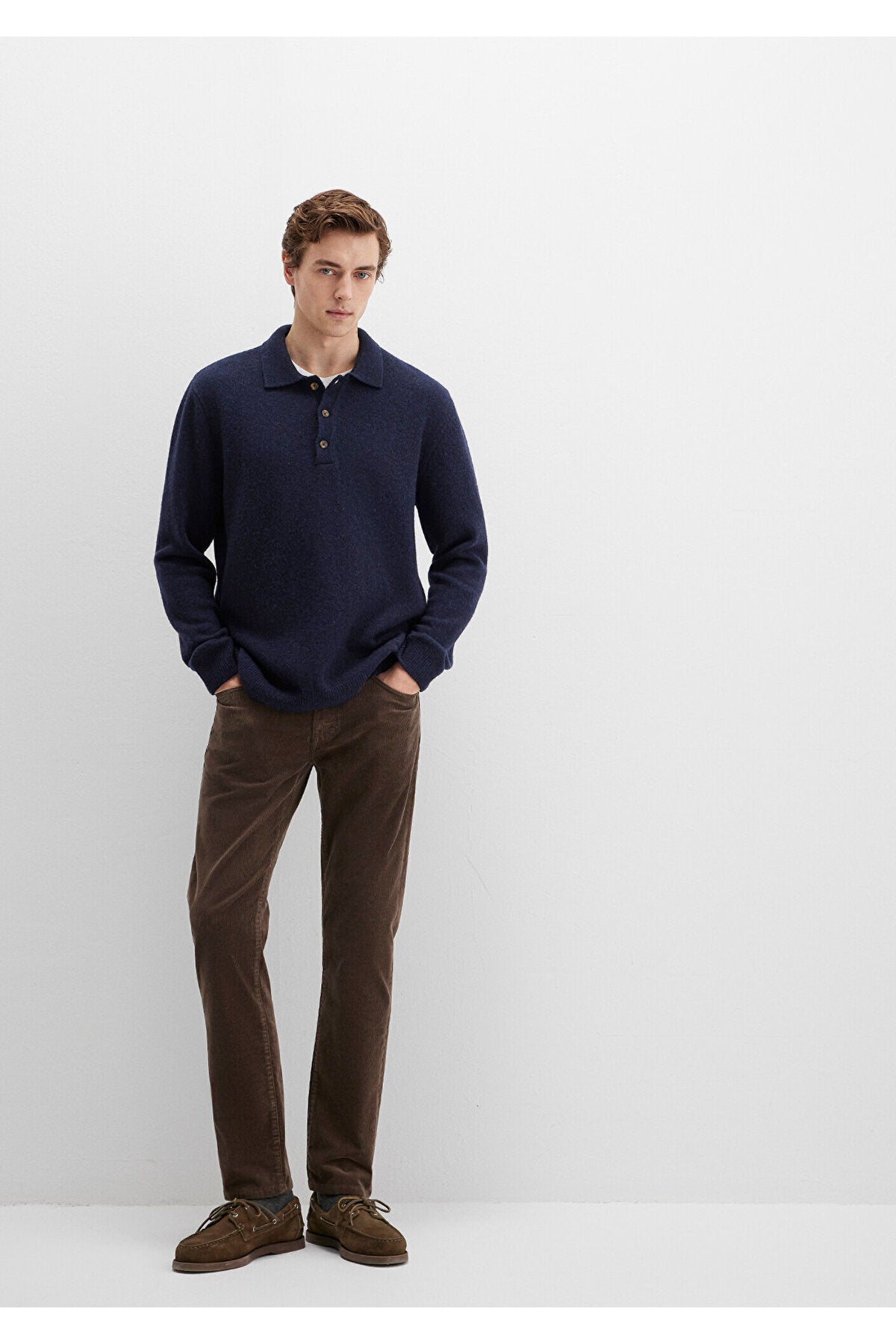 Mavi Marcus Brown Velvet Trousers 0035135666 - MALLTURK