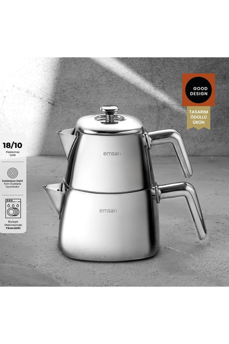 Emsan Tea Time Teapot Set Small 0.7 Lt - 1.5 Lt - MALLTURK