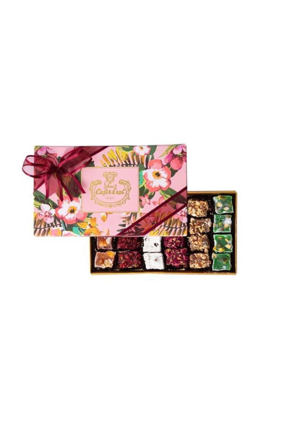 Sekerci cafer erol spesiyal Turkish Delight desenli karton kutu 500 g - MALLTURK