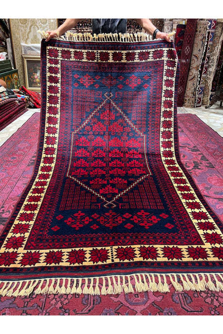RD RAMAZAN DAG Hand Rug Art Hand-Woven Yagcibedir Rug 100 Yas Base Antika Size 220x126