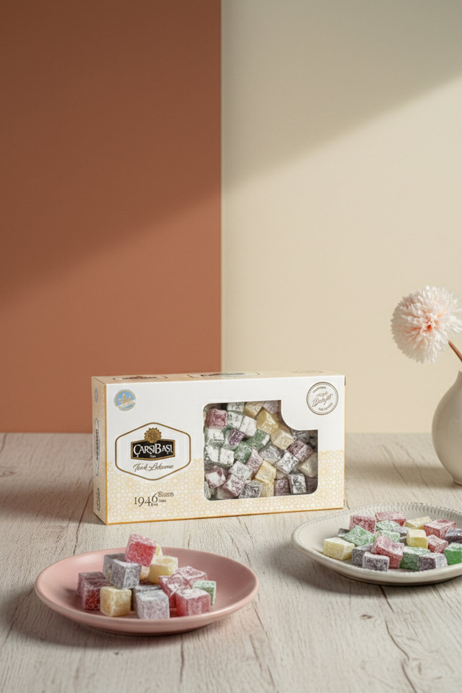 carsibasi Fruit Flavored Mini Turkish Delight 500 g - MALLTURK