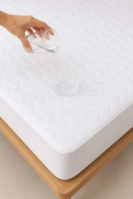 Dream Time Waterproof Cotton Quilted Fitted Mattress Protector - MALLTURK