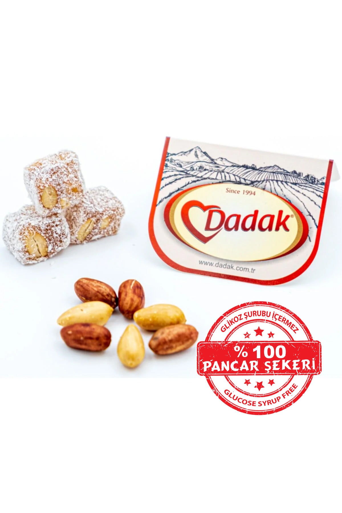 Dadak Turkish Delight and kuruyemis dadak Peanut Mini Turkish Delight 1 kg - MALLTURK