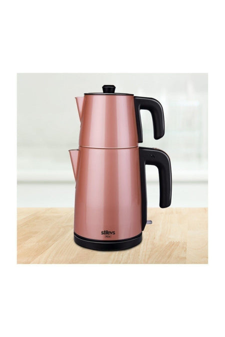 Stilevs Bicay Stainless Steel Tea Maker Rose - MALLTURK