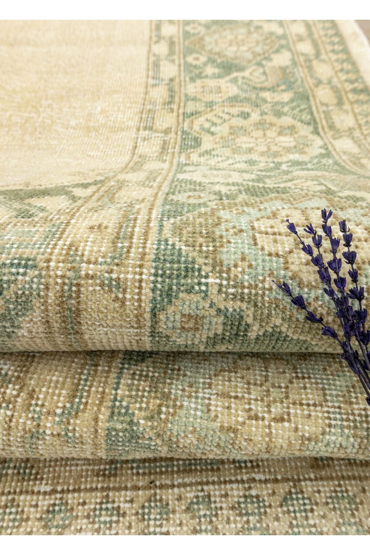 Soho Antiq Bangu Vintage Hand-Woven Isparta Rug 280x387 cm - MALLTURK