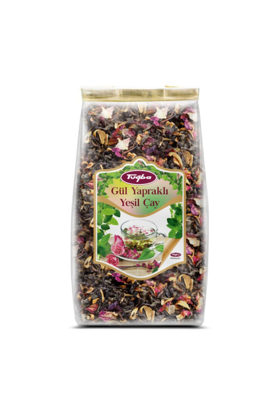 Tugba Getrocknete Nüsse Roséblüten-Grüntee 98 g