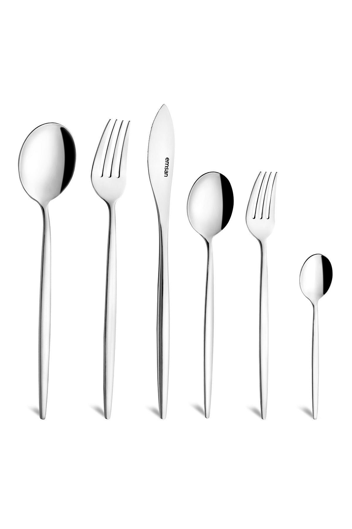 Emsan hera 72 Piece 12 Place Setting Flatware Set luks Boxed - MALLTURK