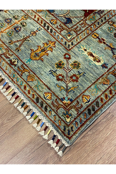 fethiyehalikilim Hand-Woven afgan buz mavisi sultani Rug 305X210 [6,41m2] %100 Hand-Woven - %100 HANDMADE - MALLTURK