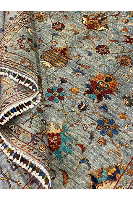 fethiyehalikilim Hand-Woven afgan buz mavisi sultani Rug 305X210 [6,41m2] %100 Hand-Woven - %100 HANDMADE - MALLTURK