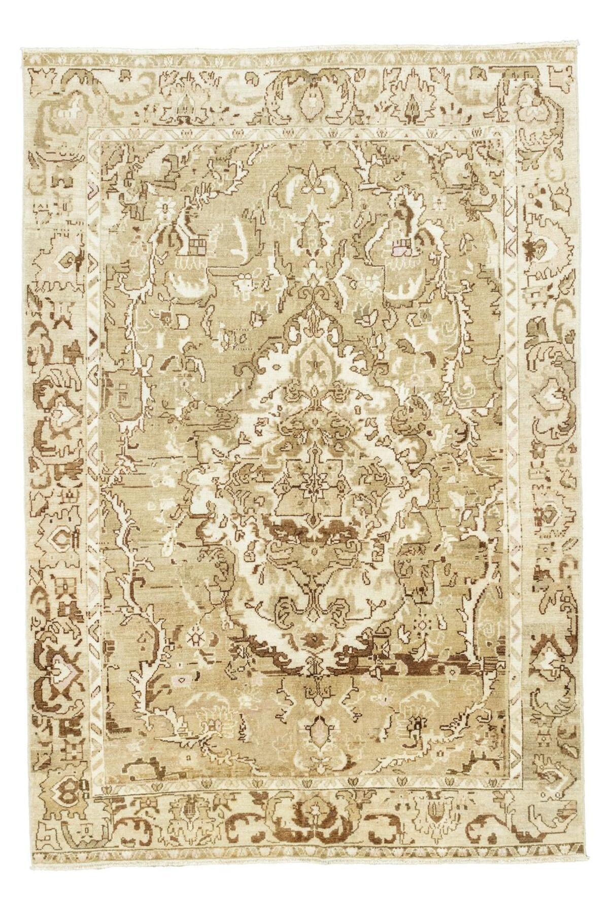 Soho Antiq Siyat Hand-Woven Natural Multicolor Organik Wool Rug 199x294 cm - MALLTURK