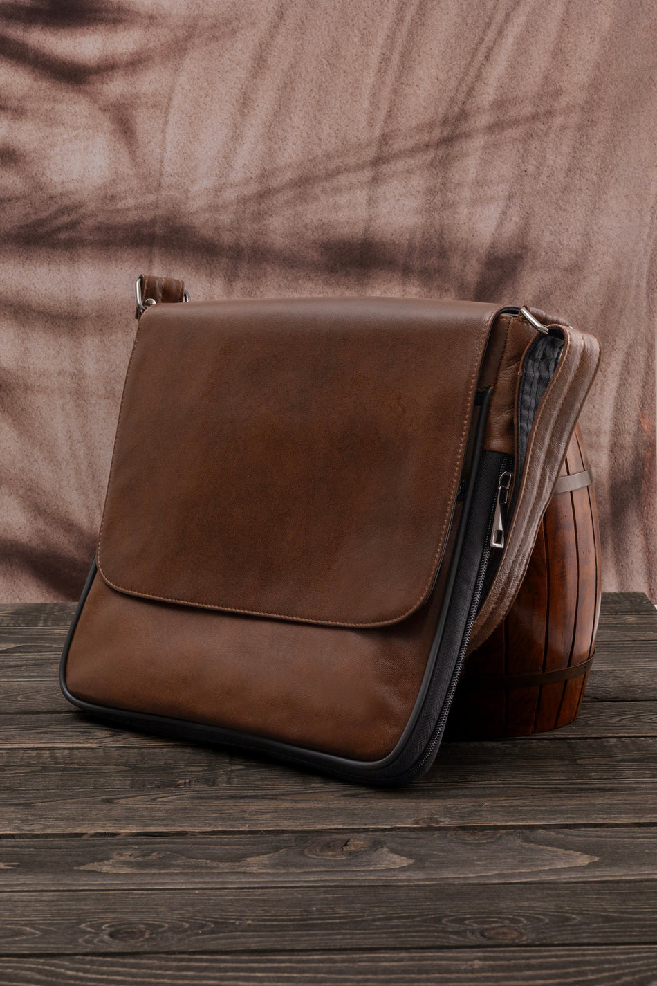 Fubileather Genuine Leather Unisex Crossman Messenger Bag 29*27
