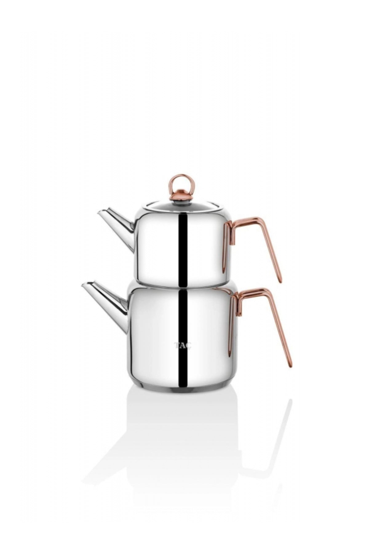 Tac Hera induction Base Teapot Set, Copper - MALLTURK