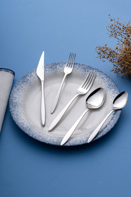 Emsan yakamoz 60 Piece 12 Place Setting Boxed Flatware Set - MALLTURK