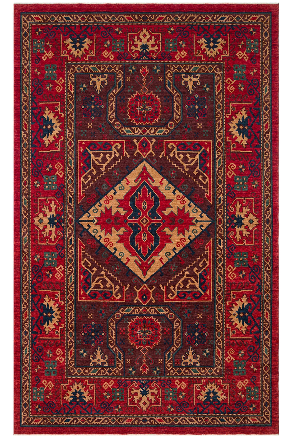 Cool Rug Mardin Red Ethnic Pattern Hand-Woven Authentic Eski Yunlu Dort Mevsim Vintage Salon Ev Oda Rug