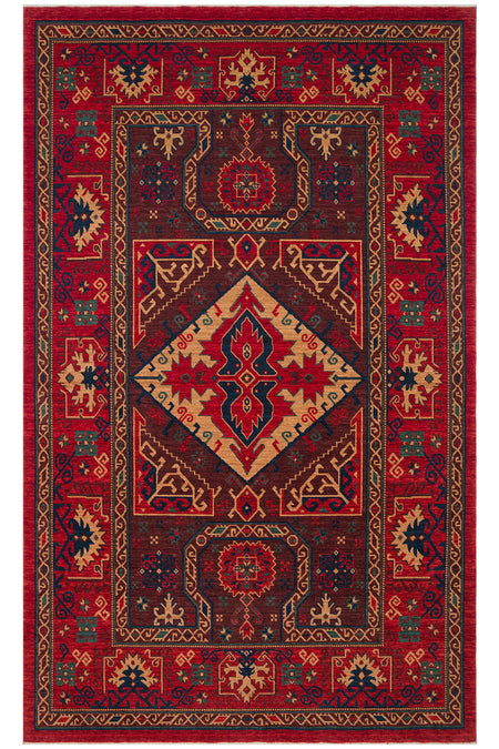 Cool Rug Mardin Red Ethnic Pattern Hand-Woven Authentic Eski Yunlu Dort Mevsim Vintage Salon Ev Oda Rug