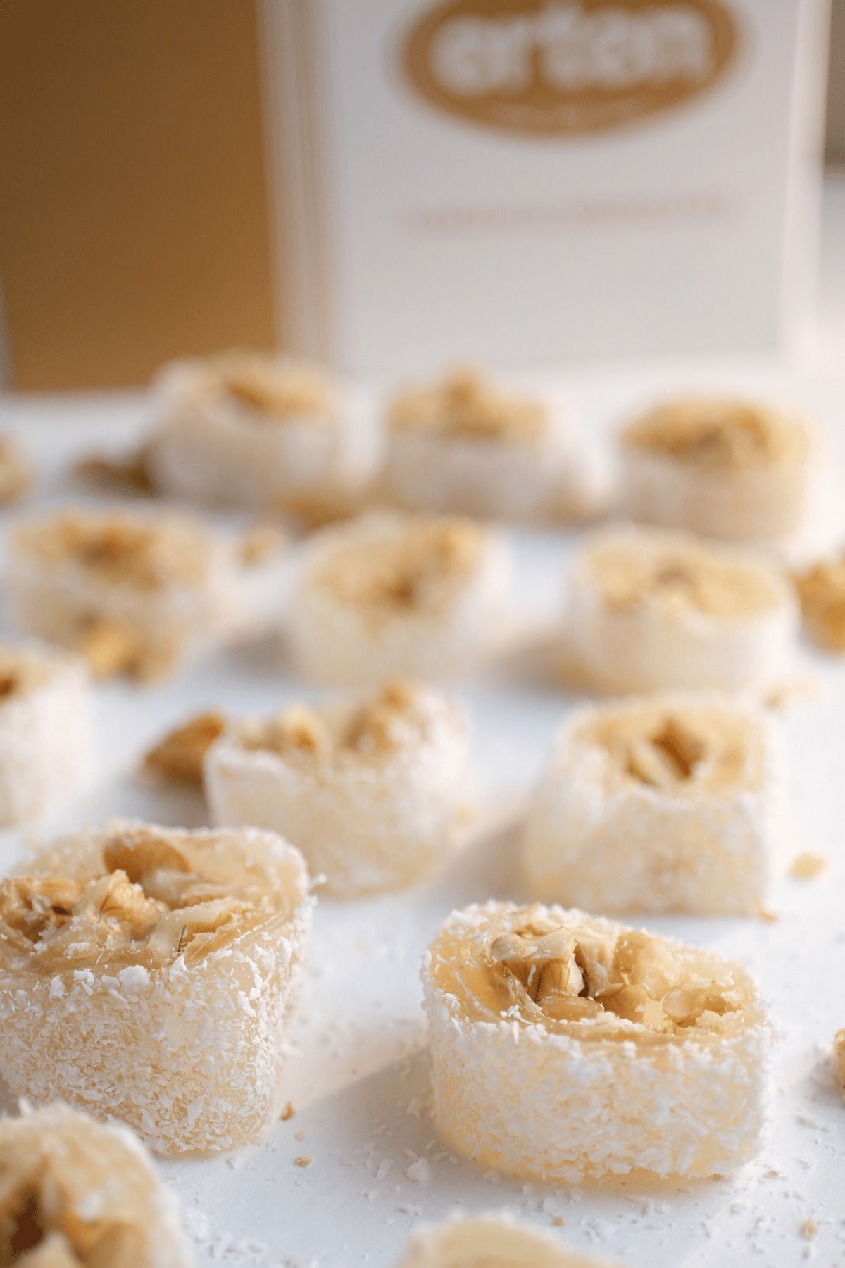 Erten sekerleme Walnut Turkish Delight 500 g - MALLTURK