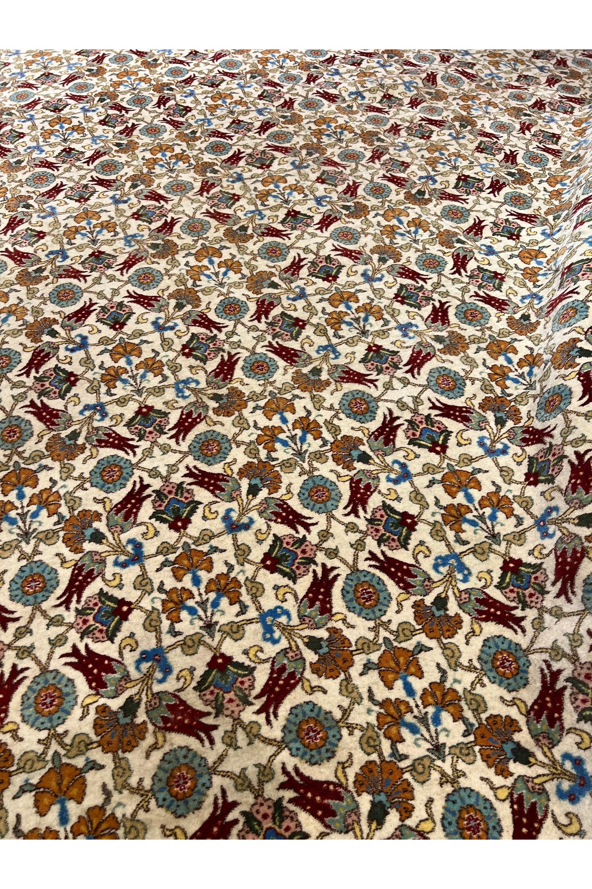 RD RAMAZAN DAG Hand Rug Art Hand-Woven Hereke Rug Lalezar Design Size 395x255 - MALLTURK