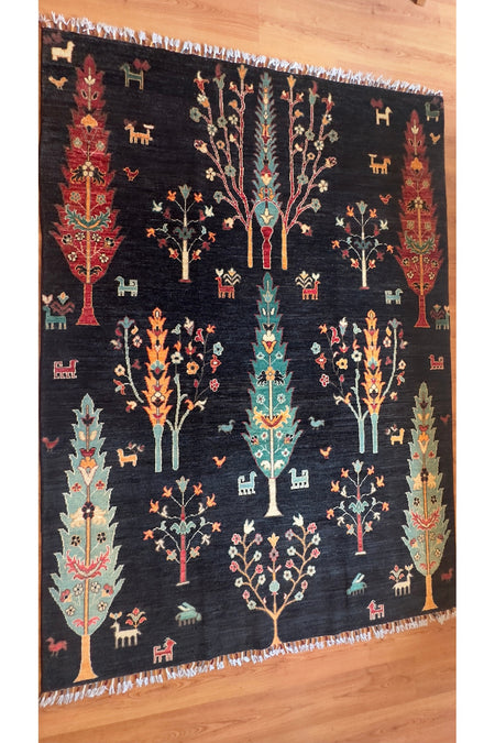 Anatolia Looms Afghan Sultani Hand-Woven Rug