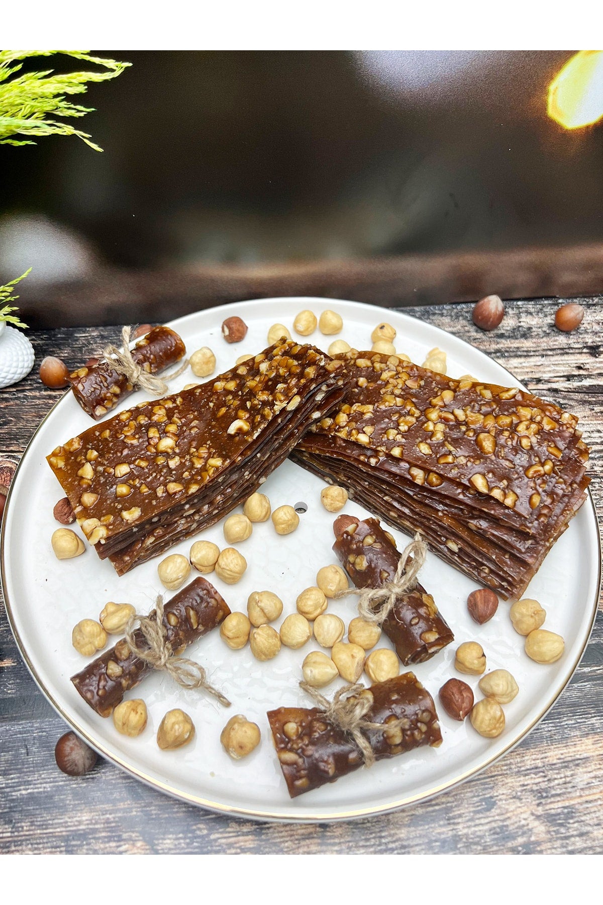 Hanzade Fruit Leather kome gumushane Hazelnut Fruit Leather 1 kg - MALLTURK
