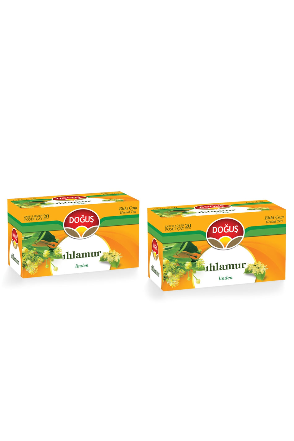 Dogus Linden Tea, 20 sachets x 2 packs - MALLTURK