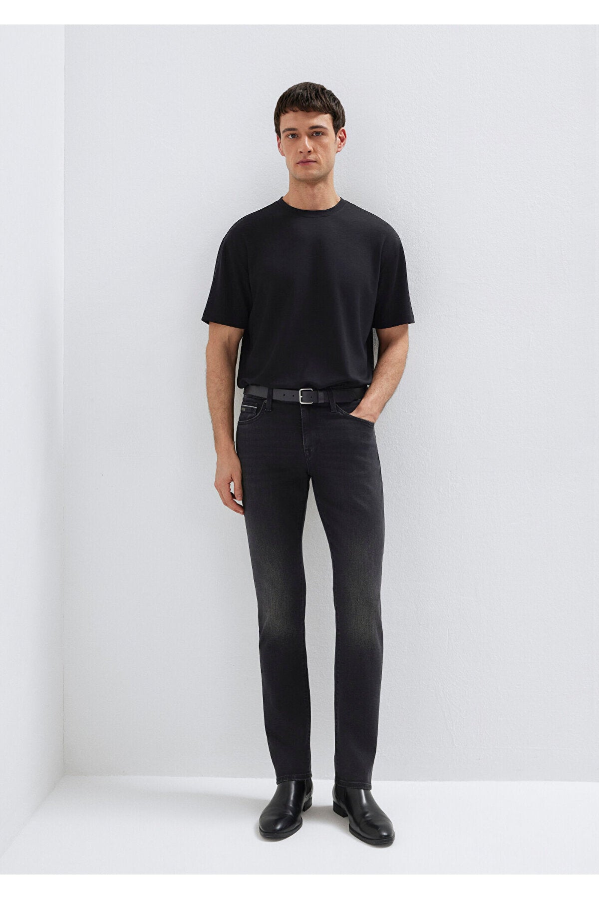 Mavi Marcus Black Anthracite Smoke Jeans 0035133159 - MALLTURK