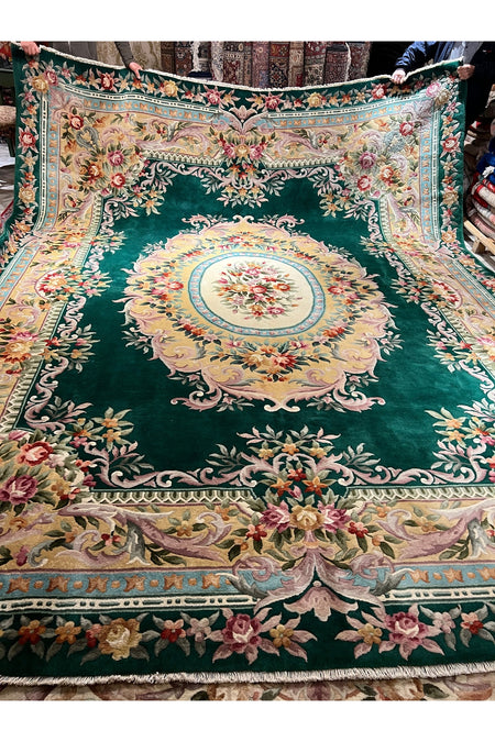 RD RAMAZAN DAG Hand Rug Art Hand-Woven Embossed Chinese Rug Premium Quality Zumrut Yesili Exceptional Bir Urun Size 425x336 - MALLTURK