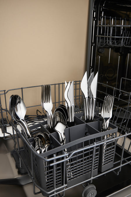 Karaca elegance cane platin 12 Place Setting 84 Piece Flatware Set - MALLTURK