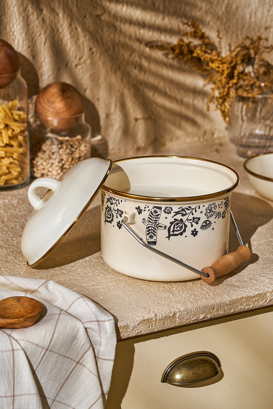 Emsan Artisan Enamel Yogurt Tenceresi - MALLTURK