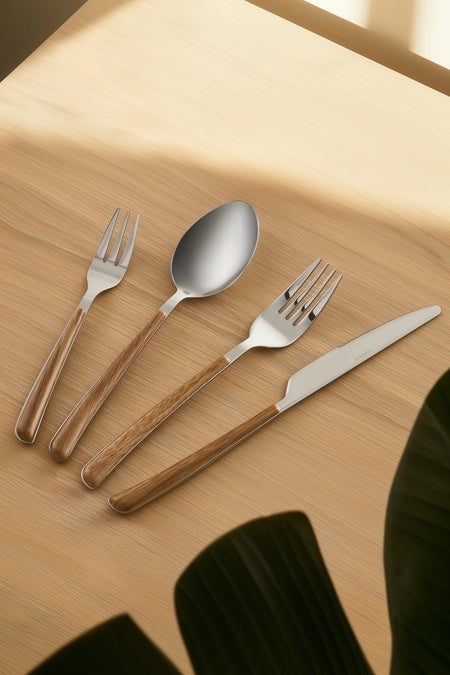 Karaca melia 24 Piece 6 Place Setting Flatware Set - MALLTURK