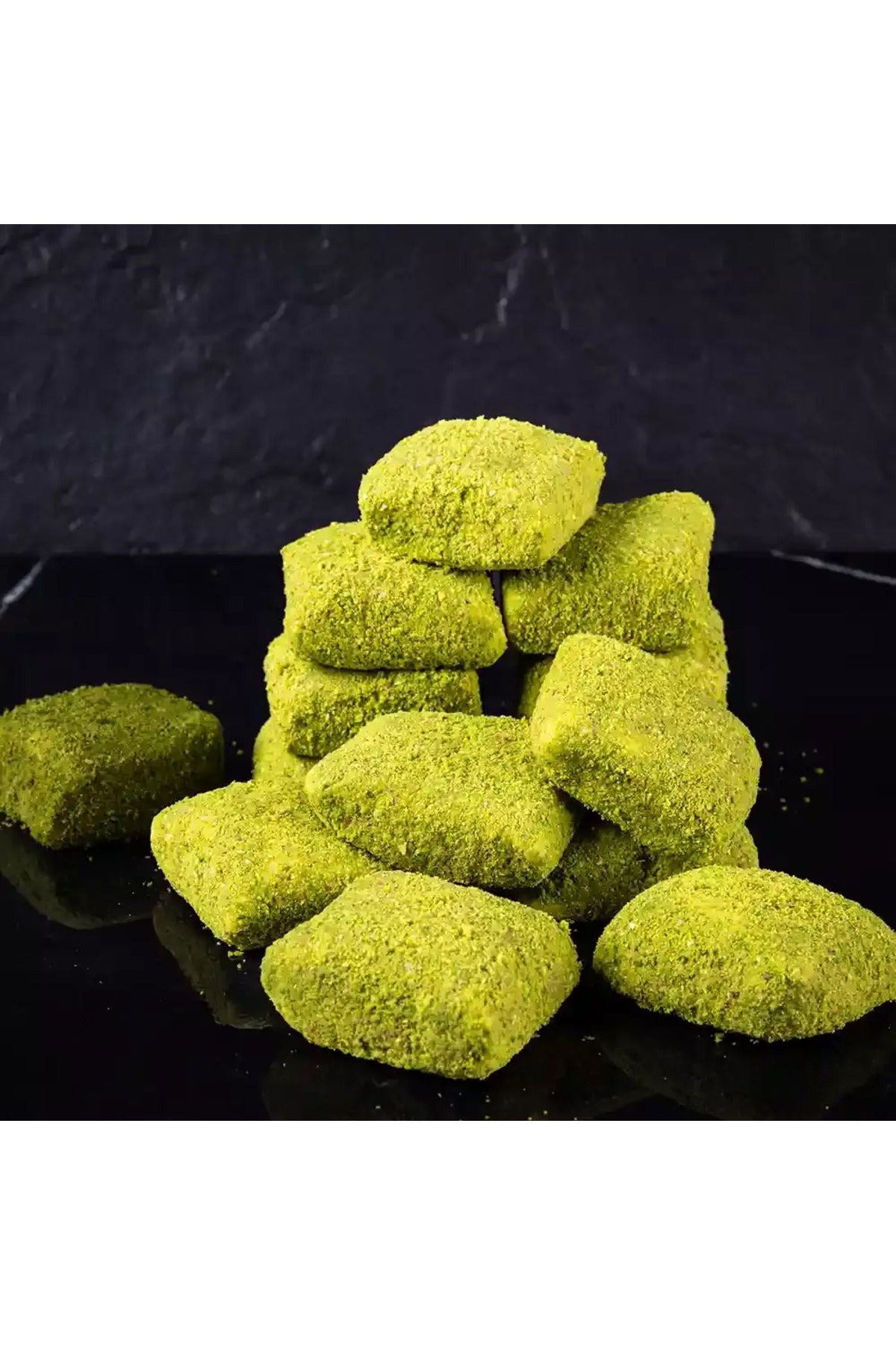 Pirsefa Pistachio Chocolate bohca Turkish Delight 400 g kutu - MALLTURK