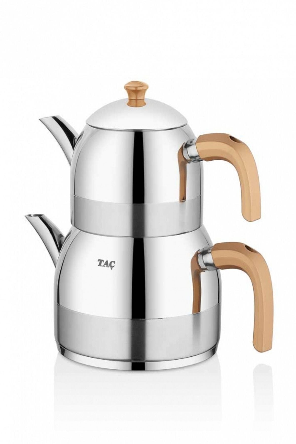 Tac Vanessa induction Base Teapot Set Rose Gold Tac-5896 - MALLTURK