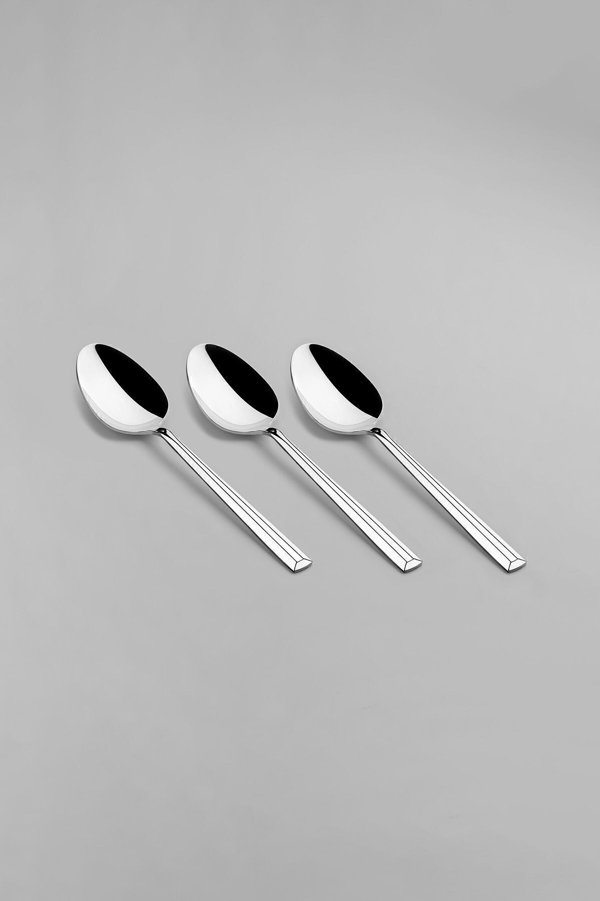 Nehir milano Plain 12 Place Setting 60 Piece Boxed Fork Spoon Set - MALLTURK