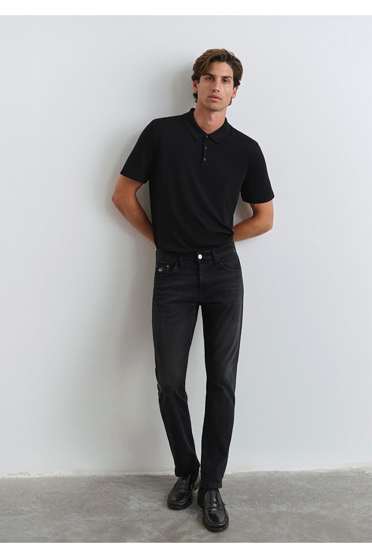 Mavi Lux Black Anthracite Smoke Jeans 0042286544 - MALLTURK