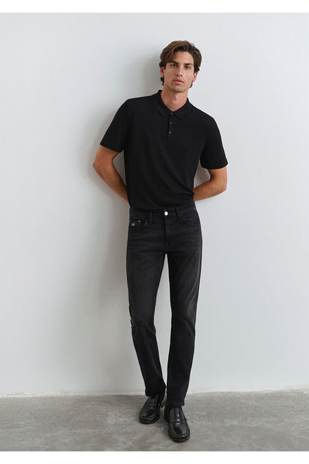 Mavi Lux Black Anthracite Smoke Jeans 0042286544 - MALLTURK