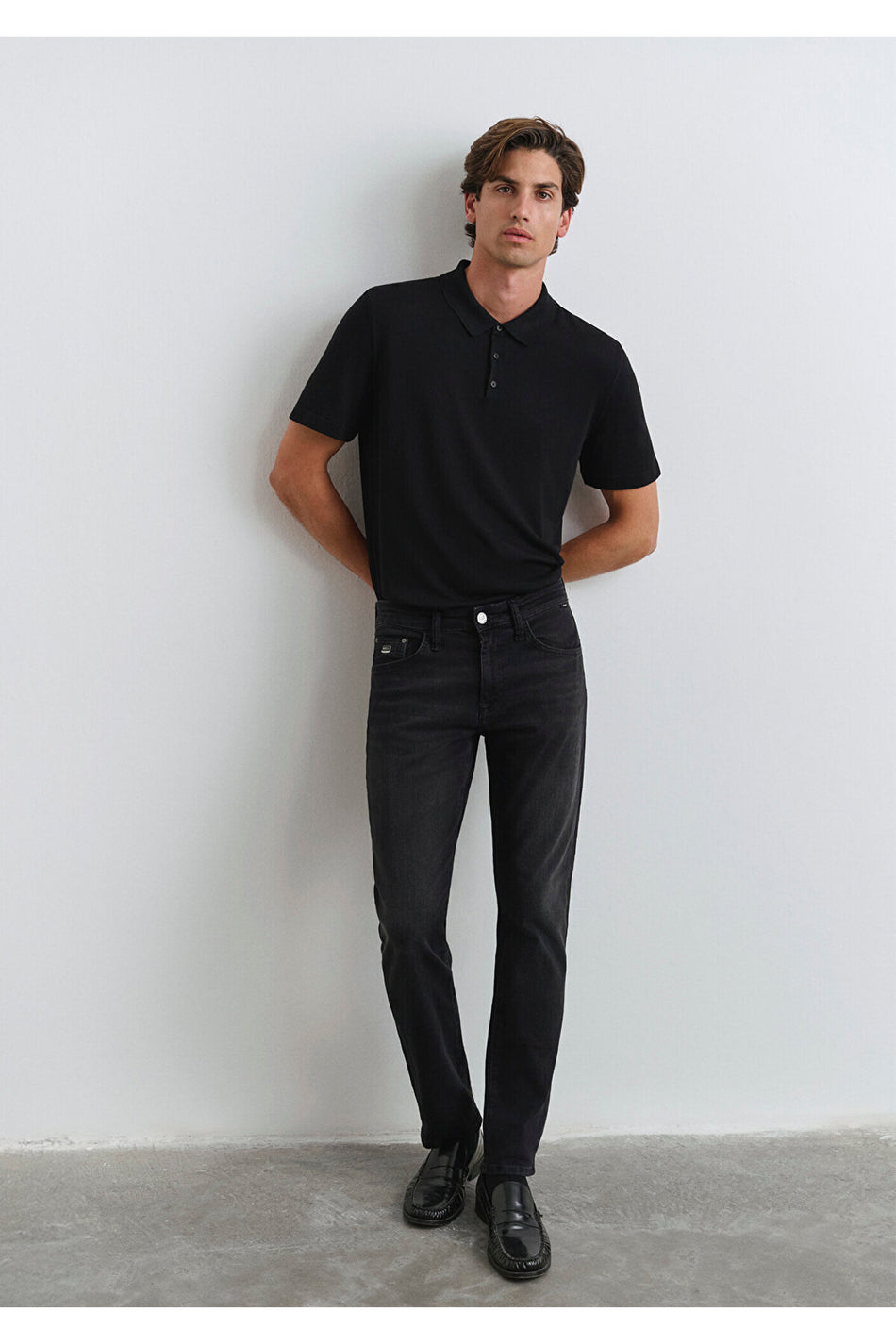 Mavi Lux Black Anthracite Smoke Jeans 0042286544 - MALLTURK