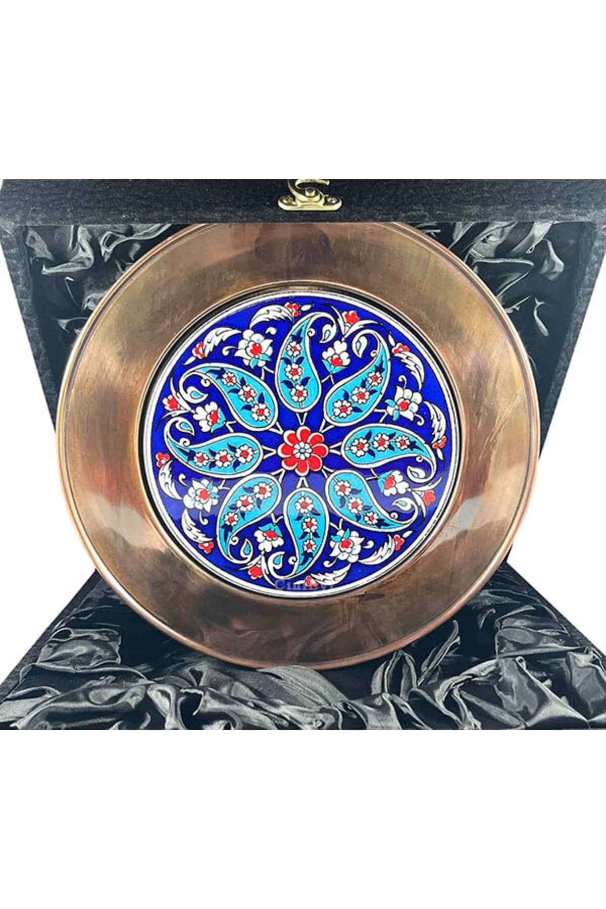 Cini Evi Special Gift, Copper Iznik Plate - MALLTURK