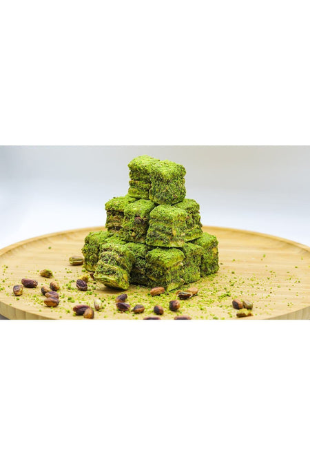 Akinay Kuruyemis Pistachio Chocolate Turkish Delight 400 - MALLTURK