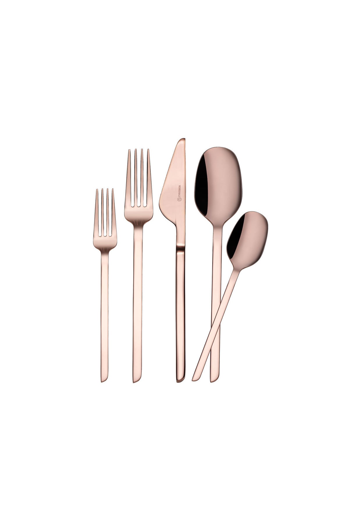 KORKMAZ flata 30 Piece rosagold Flatware Set a2206 2 - MALLTURK