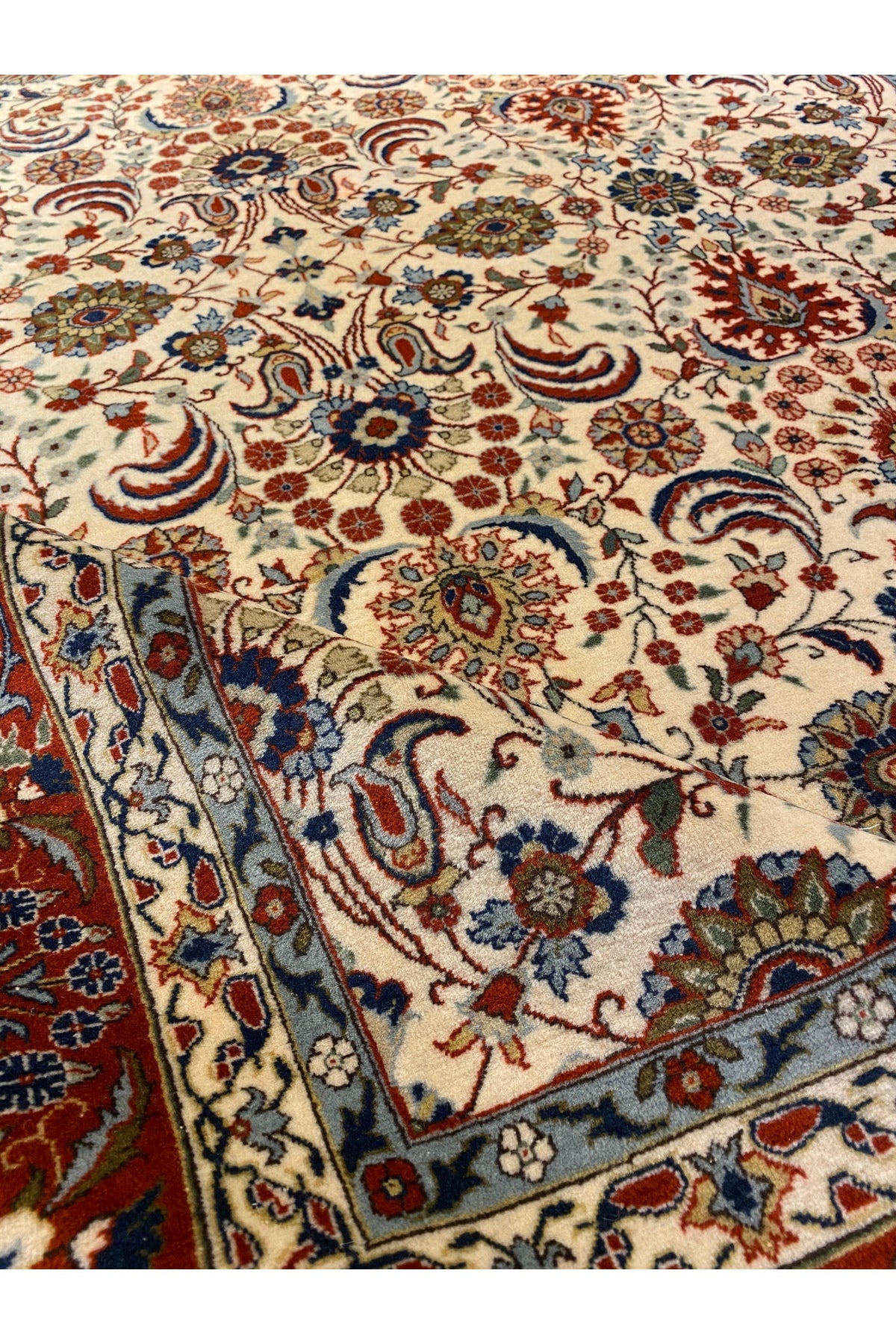 RD RAMAZAN DAG Hand Rug Art Hand-Woven Sumerbank Hereke Rug Cotton Base Wool Weave olup Natural Dye - MALLTURK