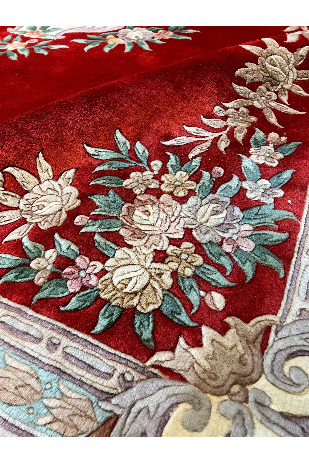 RD RAMAZAN DAG Hand Rug Art Hand-Woven Embossed Chinese Rug Premium Quality Size 425x307 - MALLTURK
