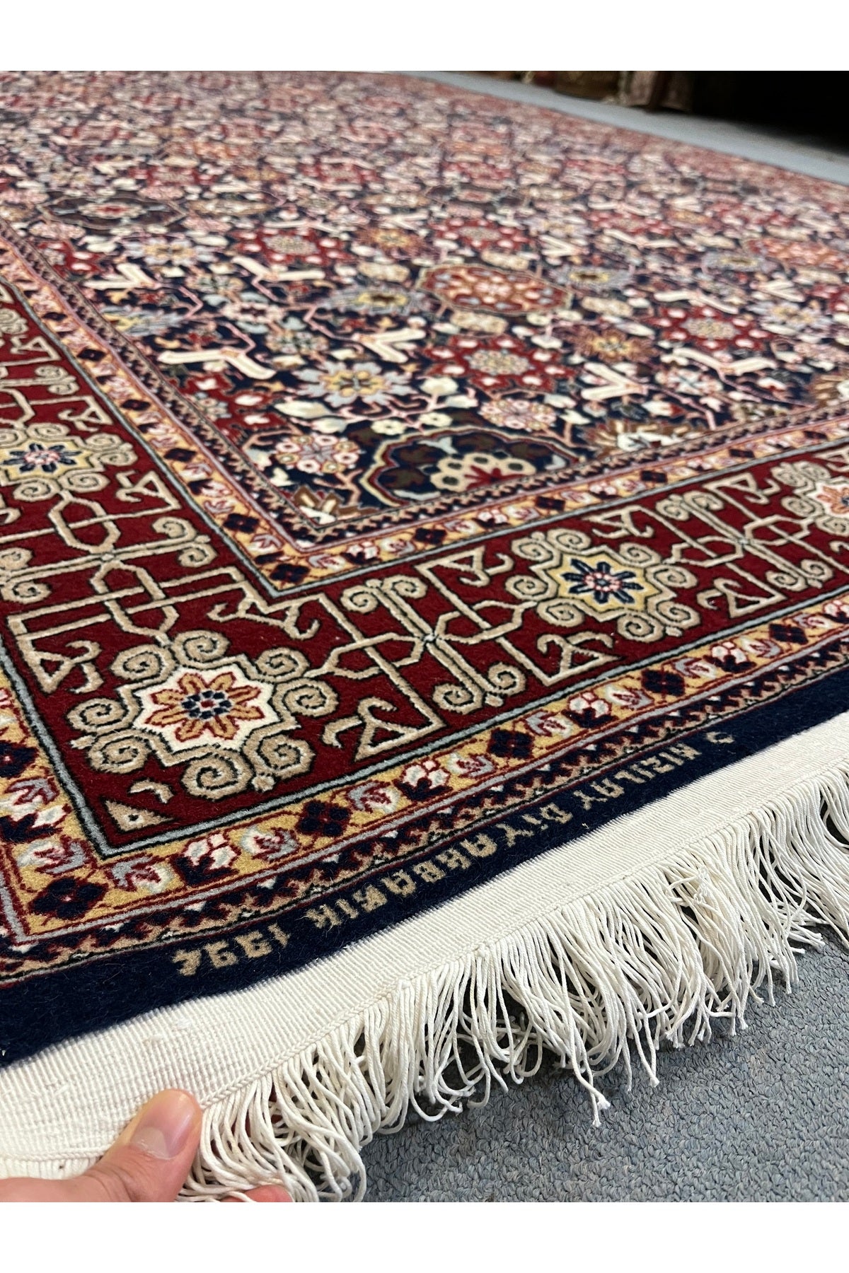 FT Halicilik Sumerbank Hereke Hand-Woven Rug 200x300 - 6 m2 Kafkas Design Saf Wool Antique Degerinde - MALLTURK