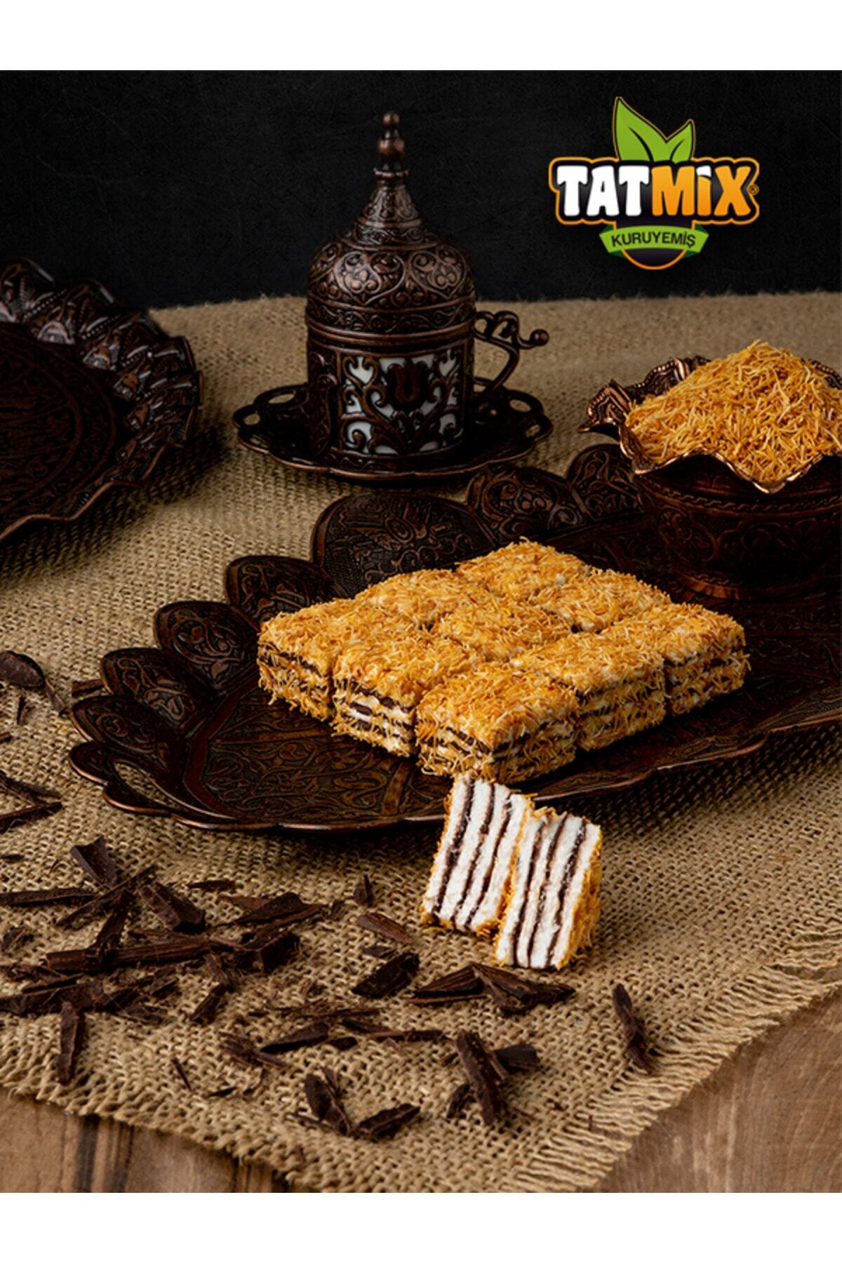 Tatmix Chocolate Filled Kadayif Hunkar Style Turkish Delight 250gr